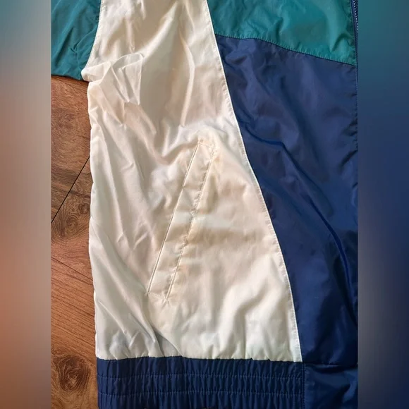 Vintage JC Penny 90s USA Olympic Color block Windbreaker Jacket. Men’s medium. - Picture 6 of 12